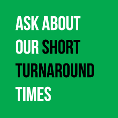 Short Turnaround Times