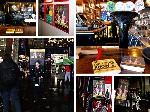 Beer Coaster Distribution, Posters, Human Billboards