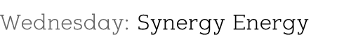 Synergy Energy