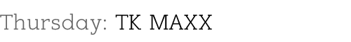 TK MAXX